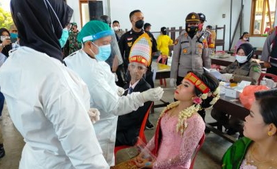 Satgas Covid-19 Medan Bubarkan Pesta Pernikahan