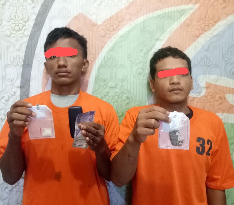 Bontot Narkoba, 2 Pecandu Diringkus Satres Narkoba Polres Labuhanbatu