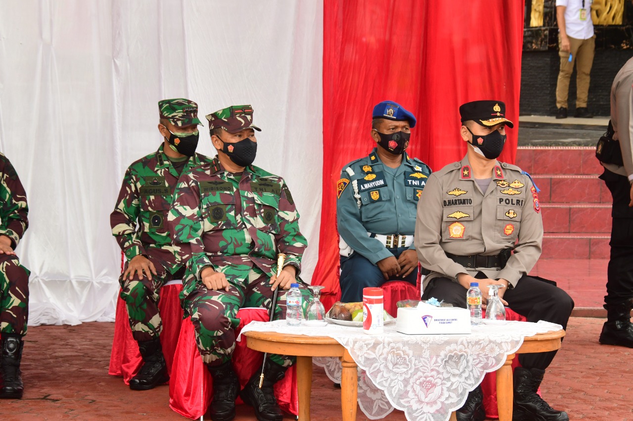 Danlantamal I Hadiri Apel Gelar Operasi Patuh Toba 2021