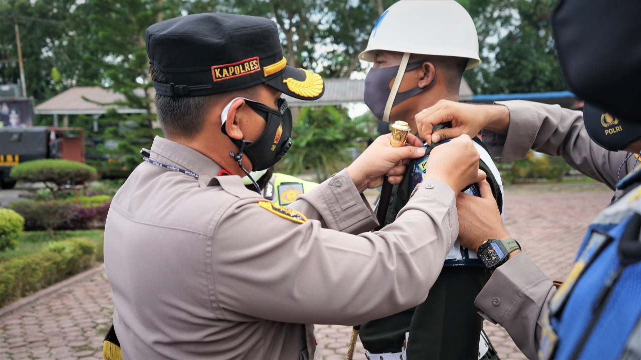 Kapolres Langkat : Operasi Patuh 2021 ini tidak dilakukan razia dan tidak memeriksa surat-surat kendaraan