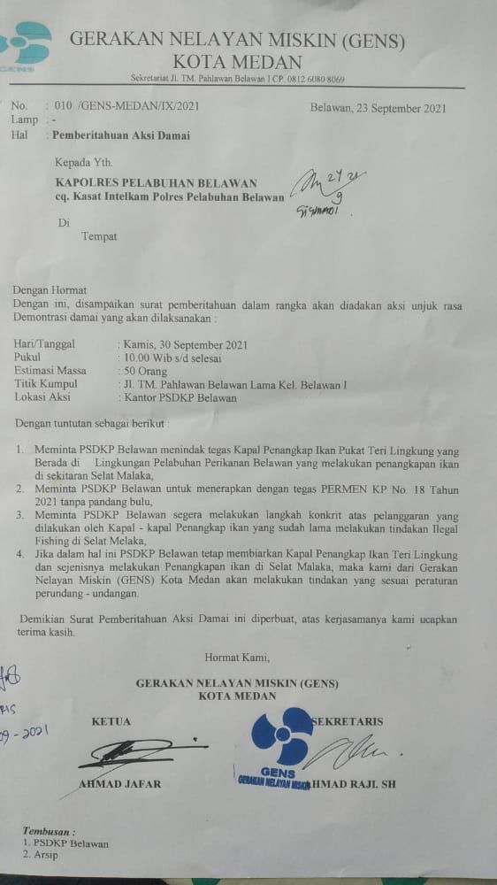 Nelayan Kecil Disengsarakan Pukat Teri Lingkung