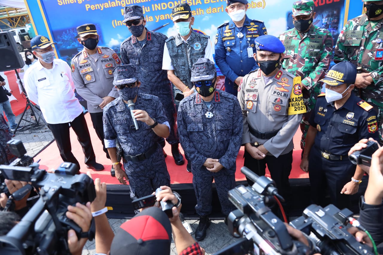 122 kilo Sabu Gagal Masuk ke Indonesia, BNN Tutup Operasi Laut Interdiksi Terpadu