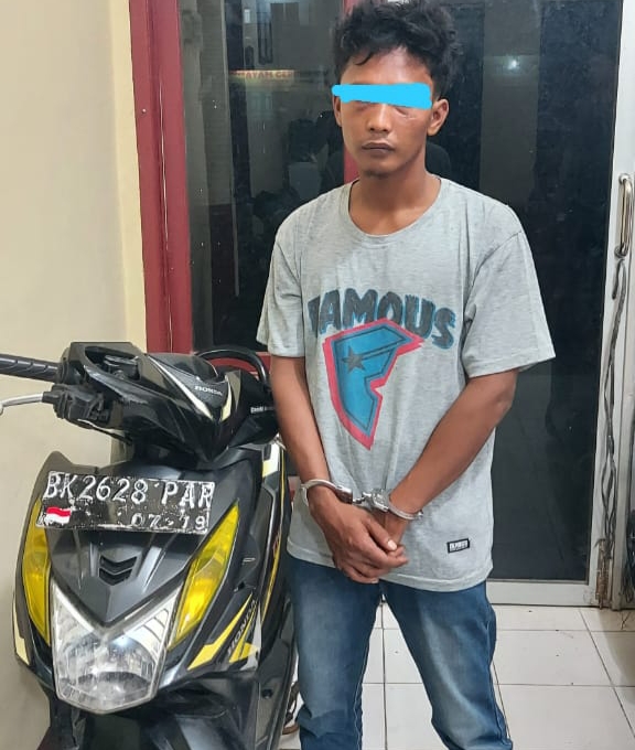 Pelaku Curanmor Ditangkap Polres Langkat