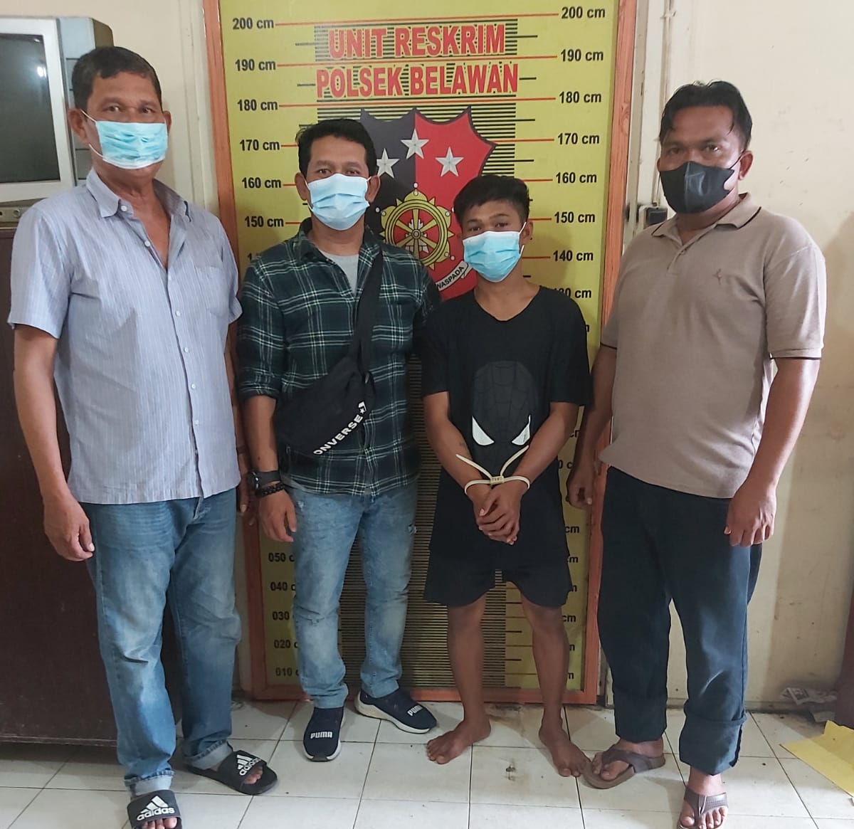 Kapok, Perampok Jalan Ditangkap Tekab Polsek Belawan