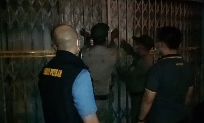 Langgar PPKM, Tim Satgas Covid-19 Menyegel Hotel Sibayak