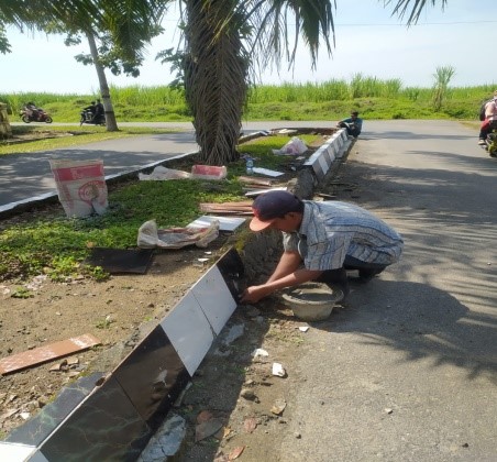 Dinas LH Langkat Segera Perbaiki Jalan Pulau Yang Rusak 