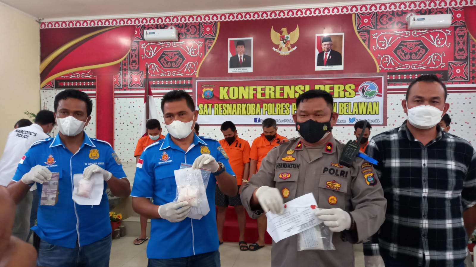 Polres Pelabuhan Belawan Sita 259 gram Sabu