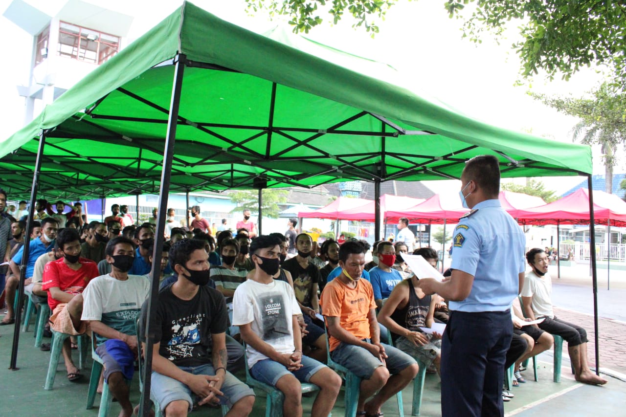 Rutan Kelas 1 Medan  Kembali Gelar Vaksin Tahap II
