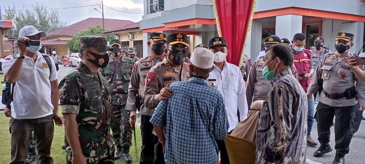 Kapoldasu Kunjungi Labuhanbatu Raya Tinjau Vaksinasi Massal 