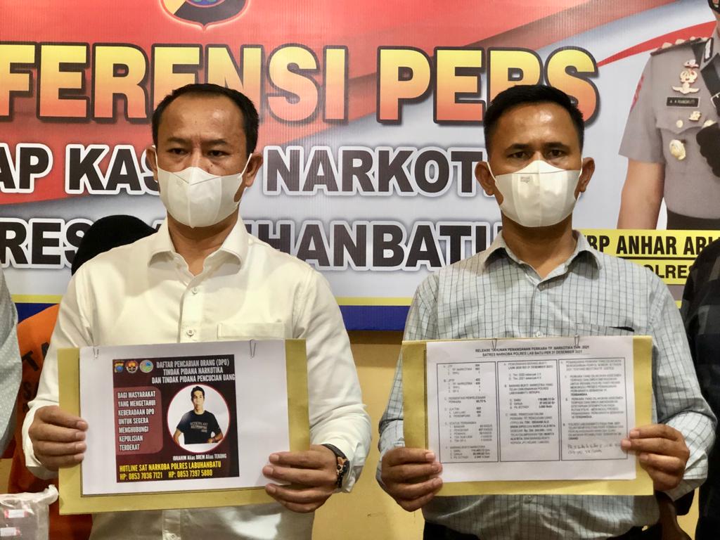 Polres Labuhanbatu Amankan 623 Tersangka Selama 2021 Dengan Puluhan Kilo Barang Bukti Narkoba