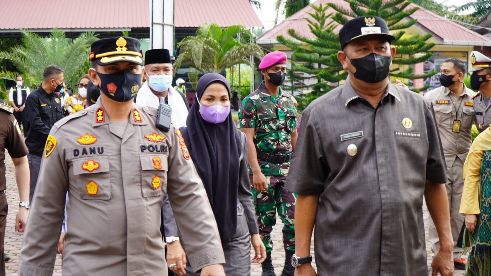 Apel Gelar Pasukan Nataru Polres Langkat