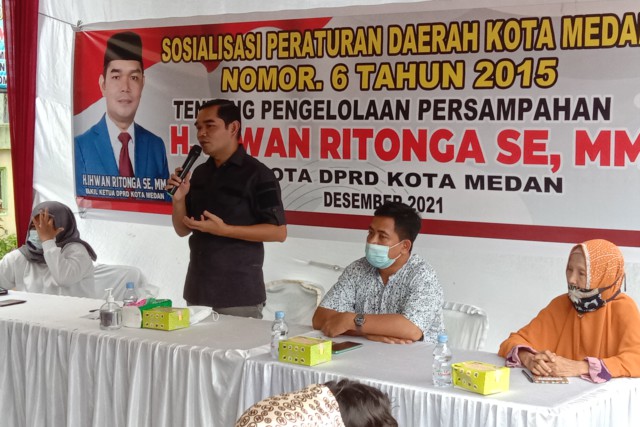 Sosper Perda Pengelolaan Sampah, Ihwan Ritonga Kembali Ingatkan Sanksi bagi Pelanggar