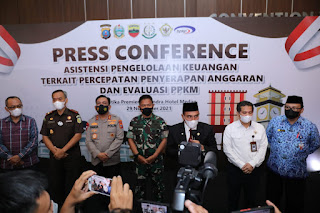 Kapolda Sumut Hadiri Rapat Asisten Pengelolaan Keuangan & Evaluasi PPKM