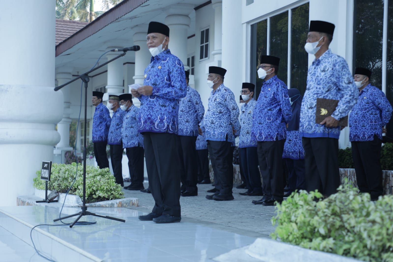 Bupati Asahan Pimpin Upacara Hari Kesadaran Nasional di Lingkungan Pemerintah Kabupaten Asahan