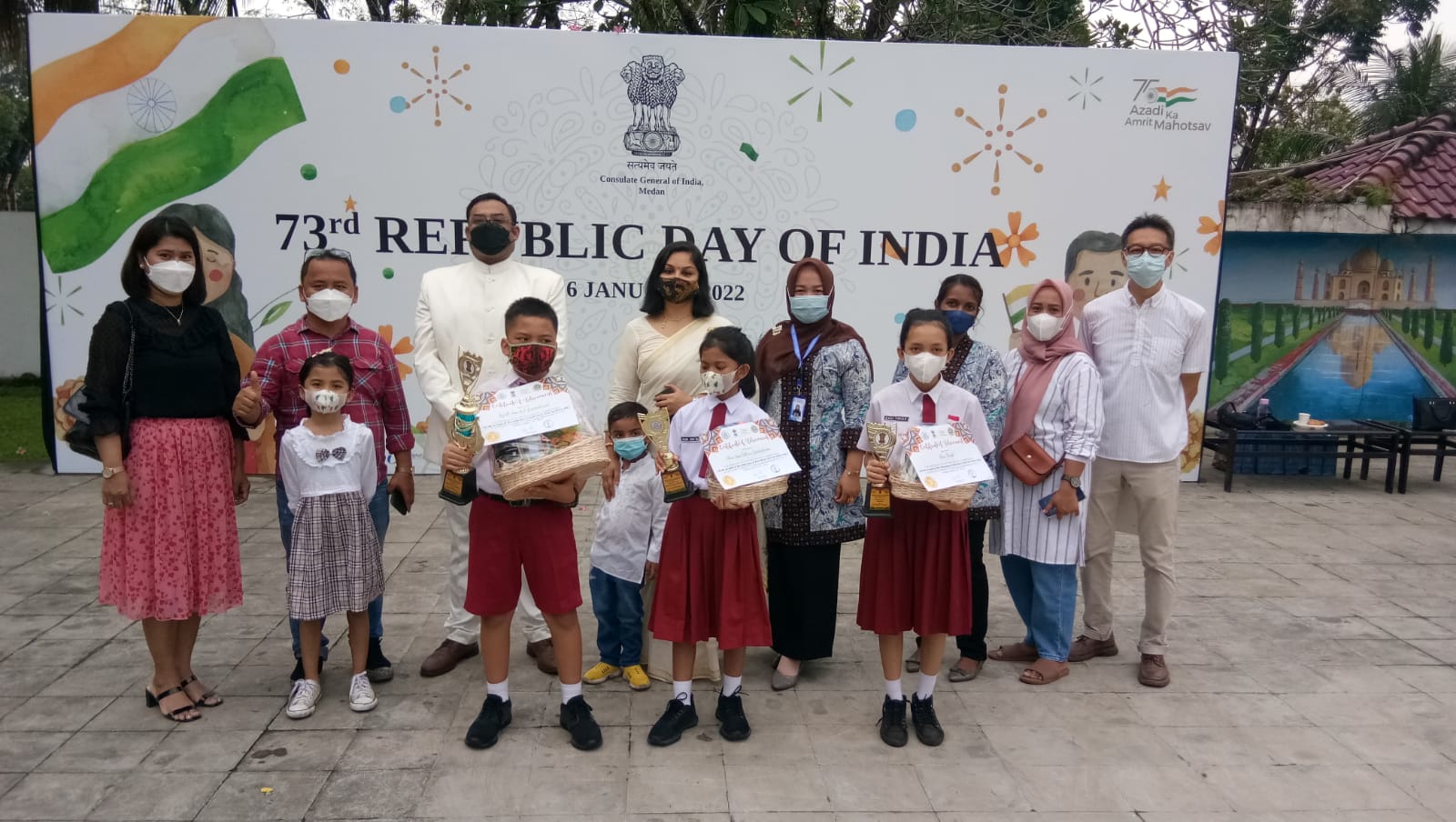 Konsult India Gelar Lomba Bergambar Tingkat SD