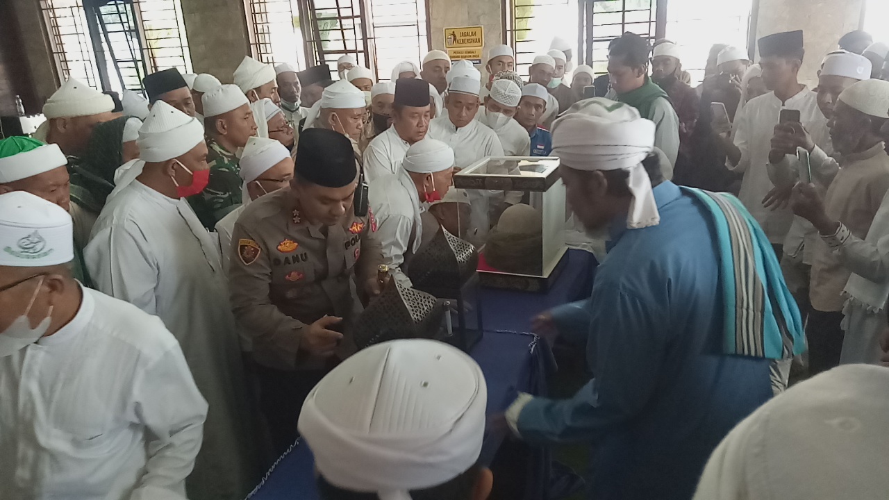 Pameran Artefak Peninggalan Rasulullah, Kapolres Langkat Ke Babussalam