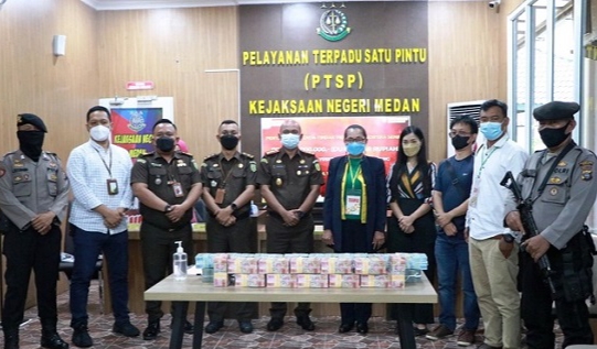 Kejari Medan Terima Pambayaran Denda Rp 2 miliar Dari Yusuf Sulaiman