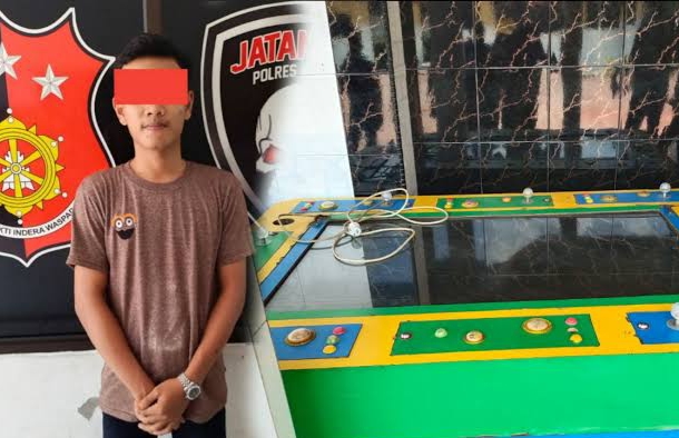 Jatanras Polres Asahan Grebek Lokasi Judi Ketangkasan di Kecamatan Simpang Empat