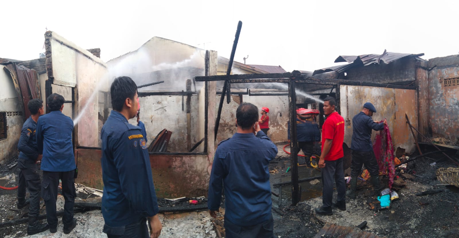 2 Rumah Permanen di Helvetia Terbakar, 1 Orang Dikabarkan Meninggal Dunia