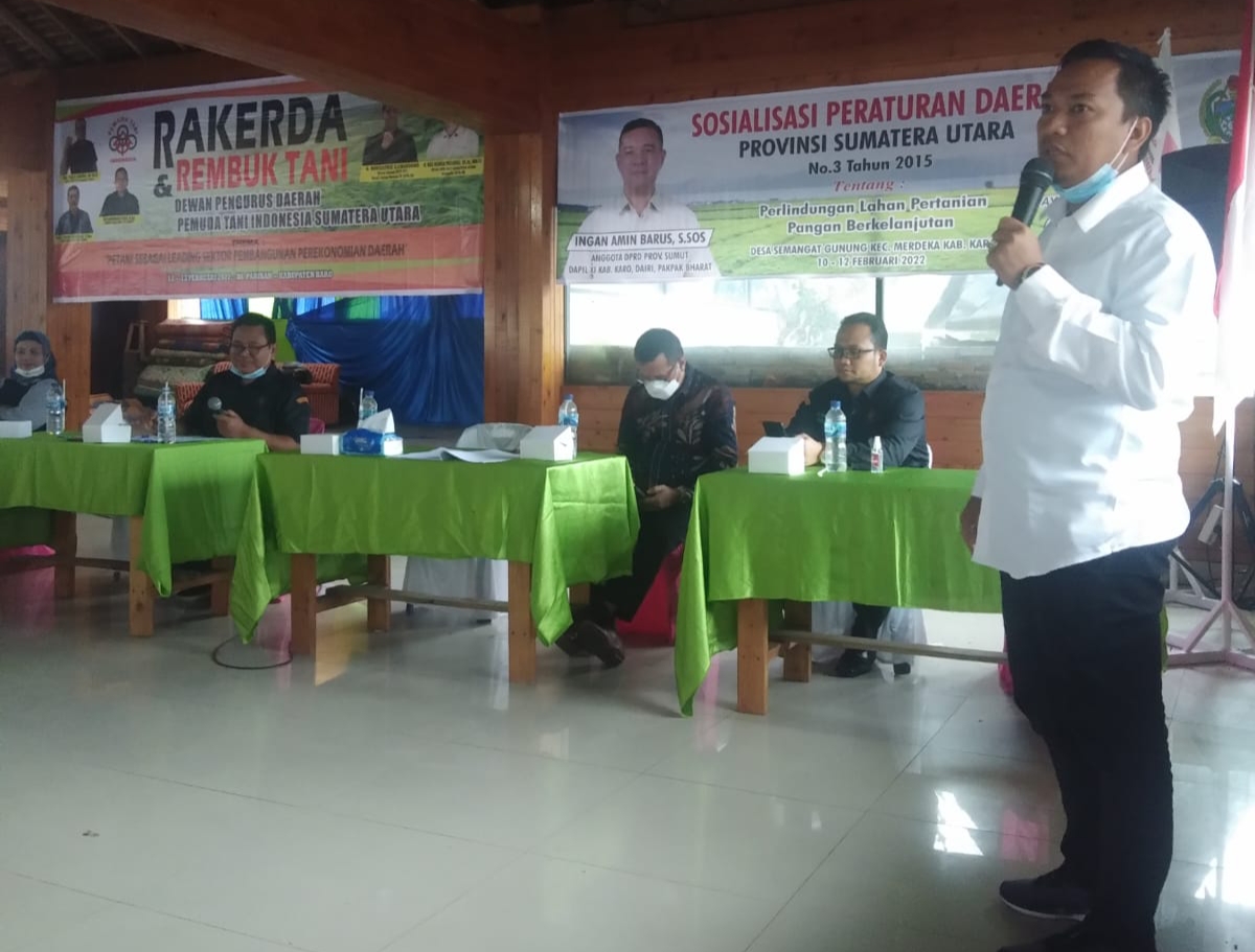Pemuda Tani Sumut Dorong Lahir Pergub Perlindungan Lahan Pertanian Pangan Berkelanjutan