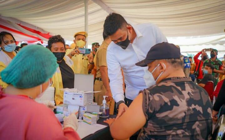Percepat Vaksinasi, Kunci Utama Bobby Nasution Kendalikan Covid-19 di Kota Medan