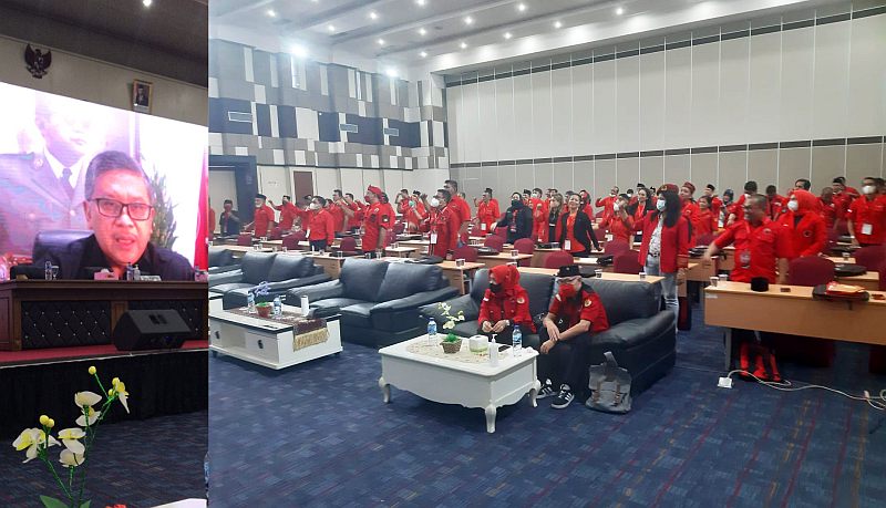 Buka PKM PDIP Sumut, Hasto Kristianto: PDIP Konsisten Pemilu Tahun 2024