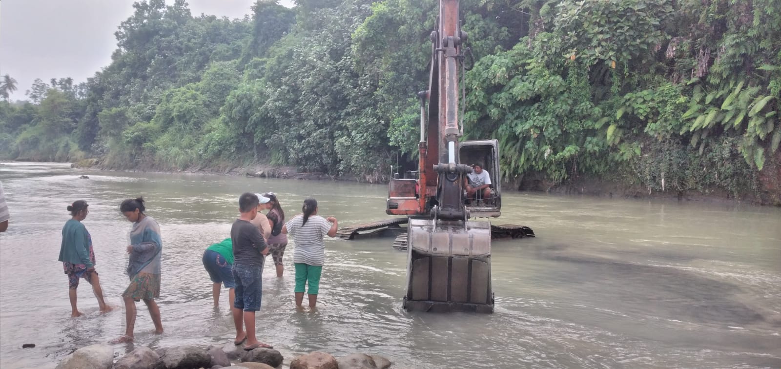 Lokasi Galian C Ilegal di Desa Namorih Didemo Warga 
