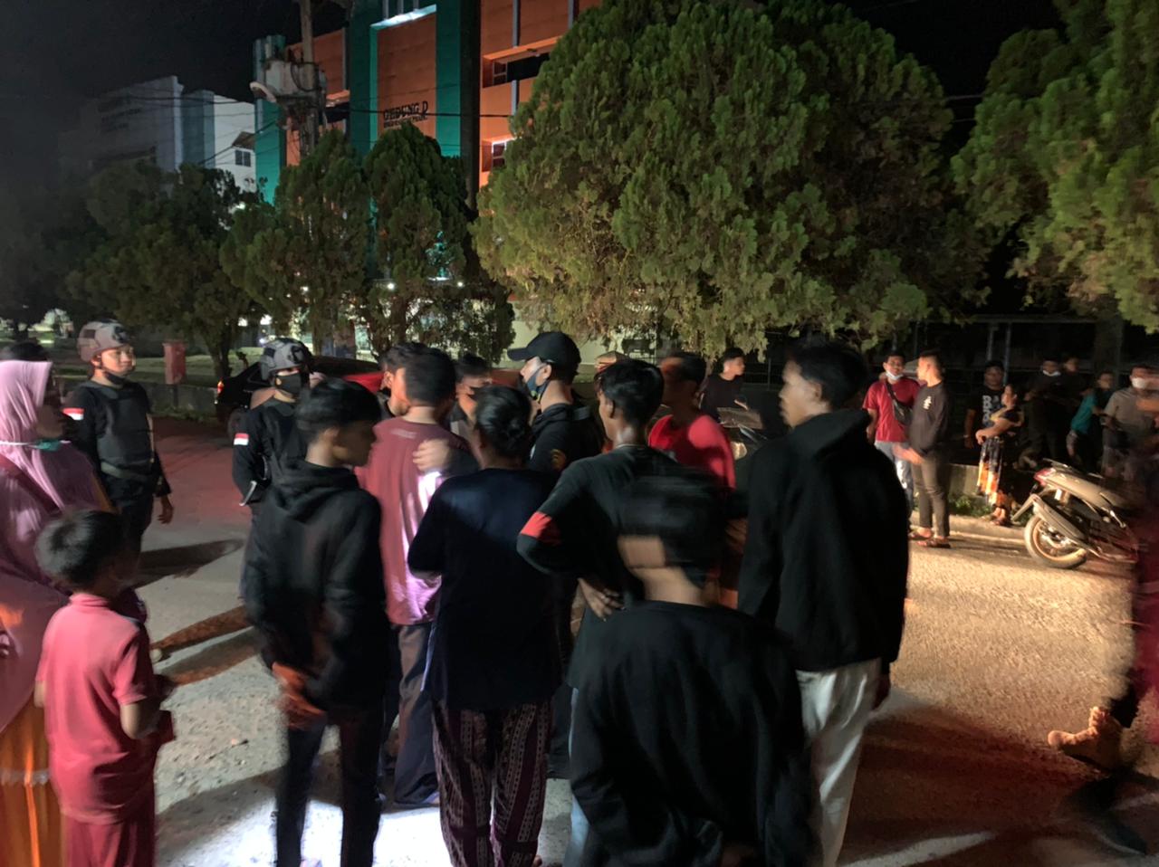 Team Gabungan Resmob Polres Labuhanbatu Bubarkan Aksi Tawuran