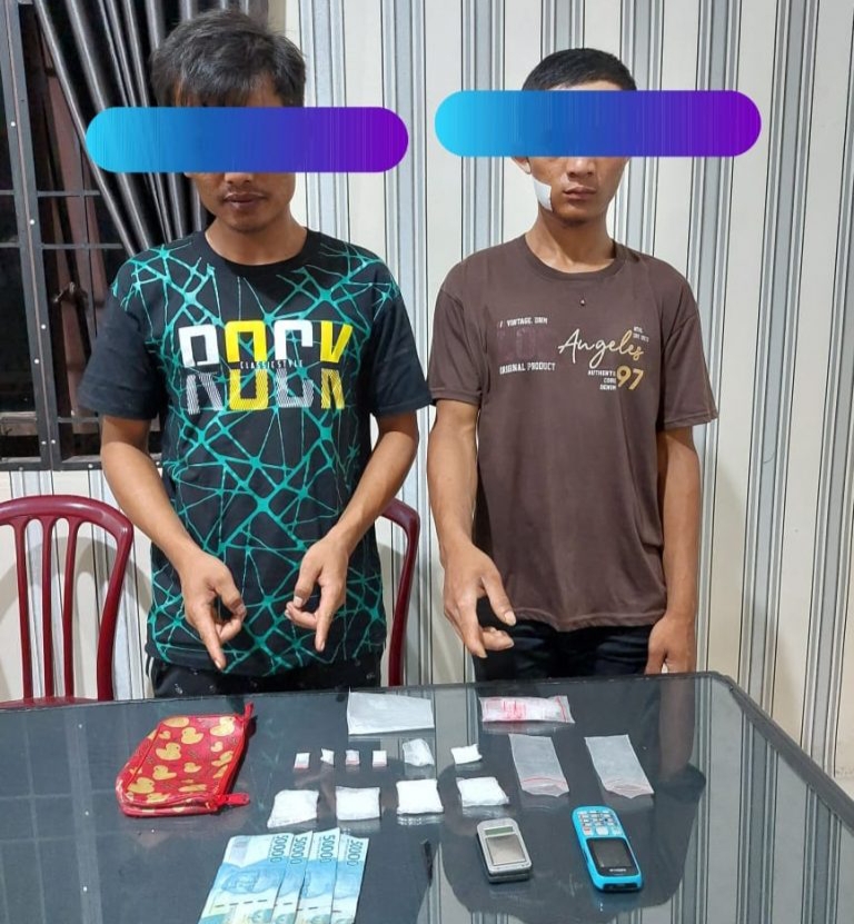 Satres Narkoba Polres Tanah Karo Tangkap Dua Orang Bandar Sabu 