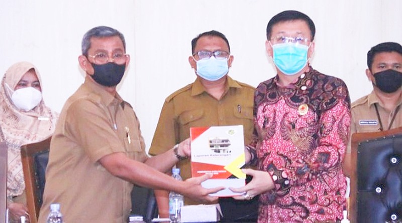 LKPJ Wali Kota TA 2021 Diserahkan ke DPRD Medan, PAD Meningkat Signifikan saat Pandemi