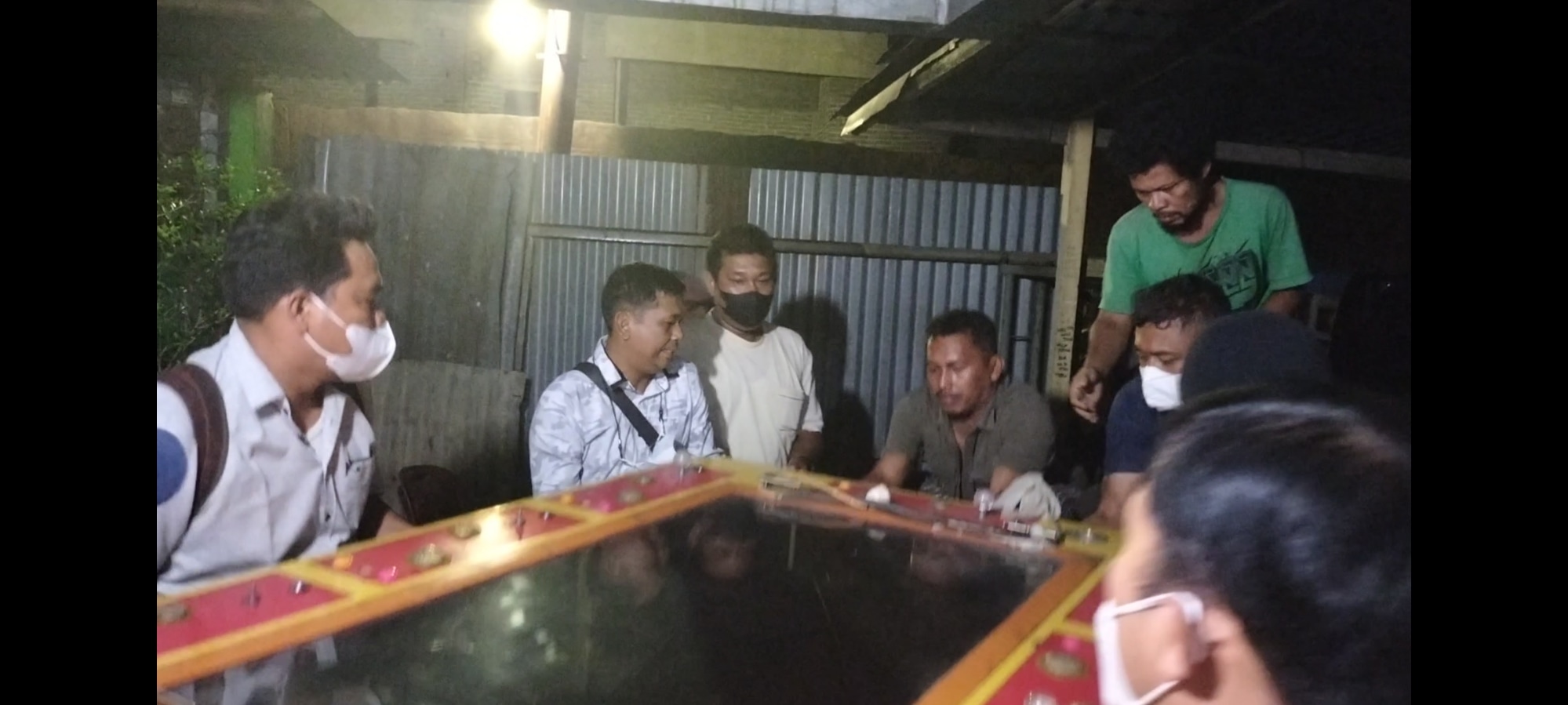 Polsek Delitua Tutup Lokasi Judi Berlian Sari