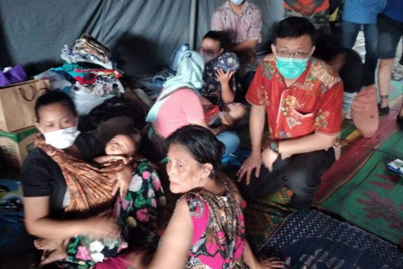 Tinjau Lokasi Kebakaran di Wahidin, Hasyim SE Minta Pemko Medan Perhatikan Kesehatan Korban Terdampak