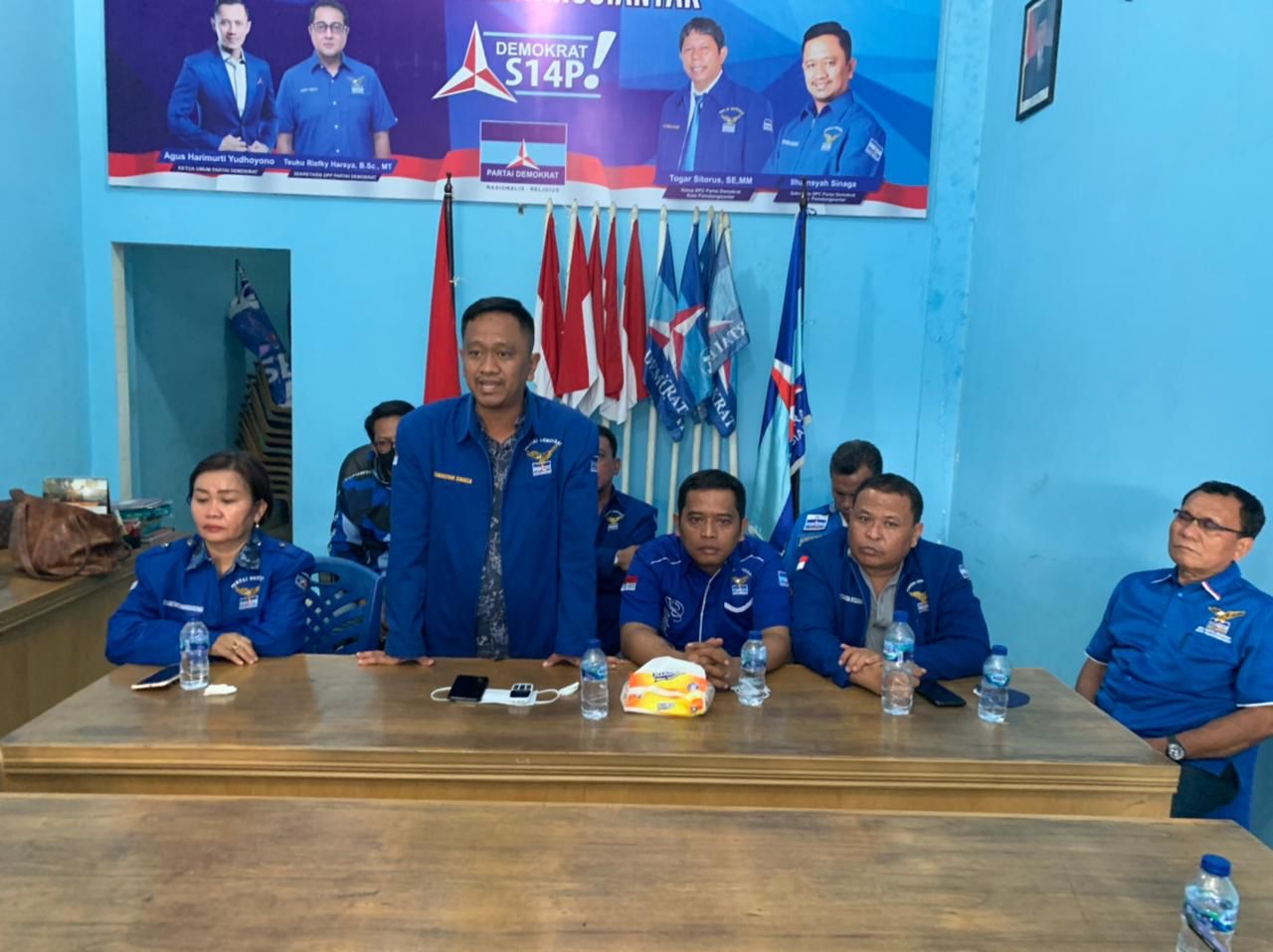 Ilhamsyah Sinaga Resmi Menjabat Ketua DPC Partai Demokrat Siantar Menggantikan Togar Sitorus
