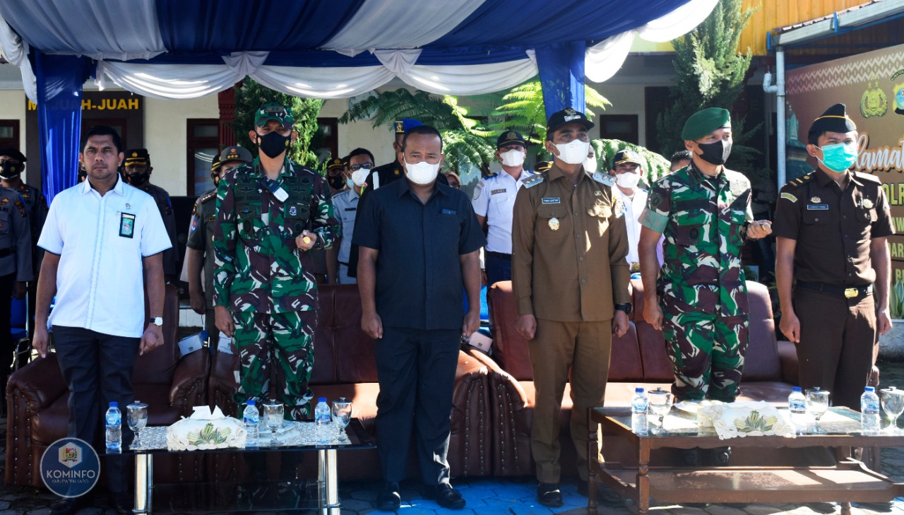 Wakil Bupati Karo Hadiri Apel Gelar Pasukan Ops Patuh Toba Tahun 2022