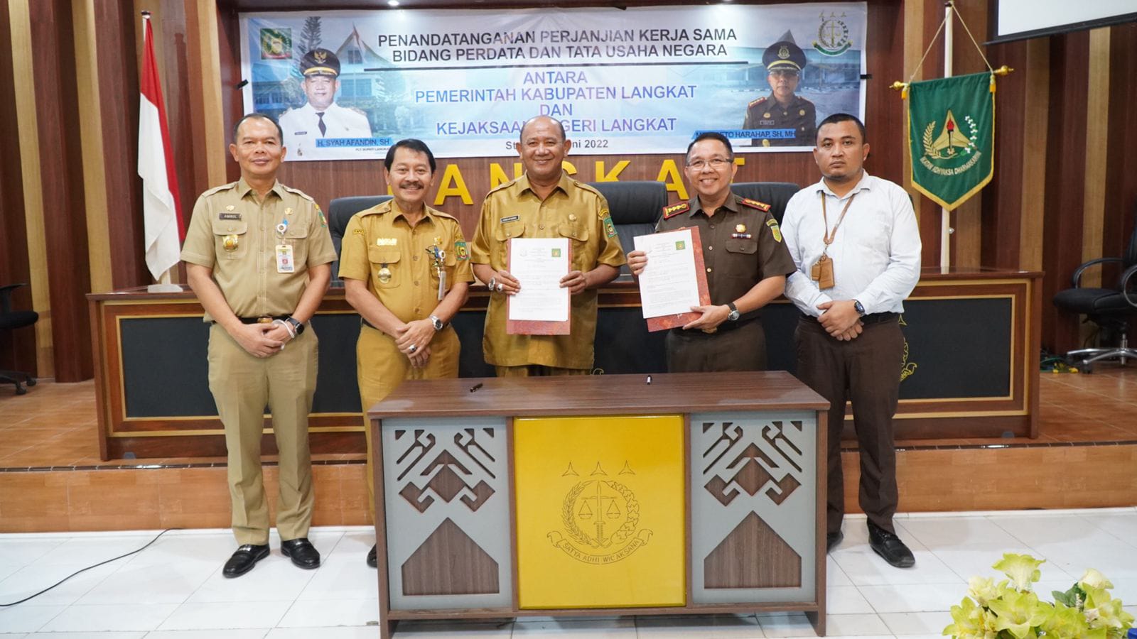 Pemkab dan Kejari Langkat MoU Hukum Perdata & TUN