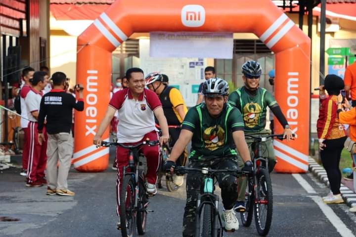 Polres Labuhanbatu Gelar Kegiatan Fun Bike