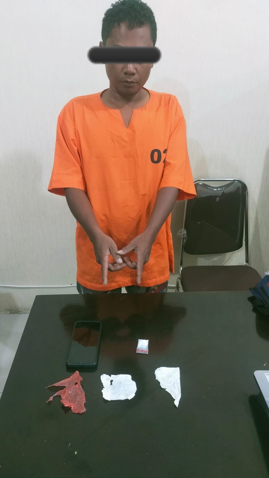 Bontot Sabu, AS Di Ciduk Satres Narkoba Polres Tanah Karo