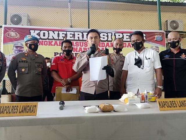 Sat Narkoba Polres Langkat Kembali Berhasil Tangkap Pengedar Sabu