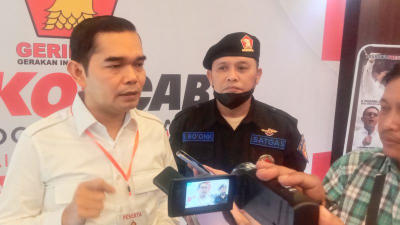 Rakorcab Gerindra Kota Medan, Ihwan Ritonga Optimis Target 14 Kursi Pileg 2024