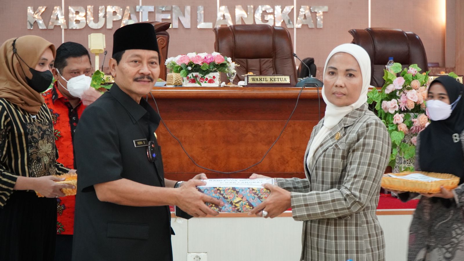 DPRD Langkat Gelar Rapat Paripurna Penyampaian Ranperda