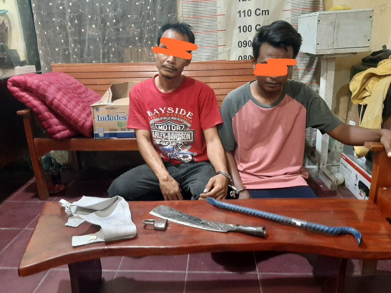 Terekam CCTV, 2  Pelaku Pencuri Terekam Berhasil Ditangkap 