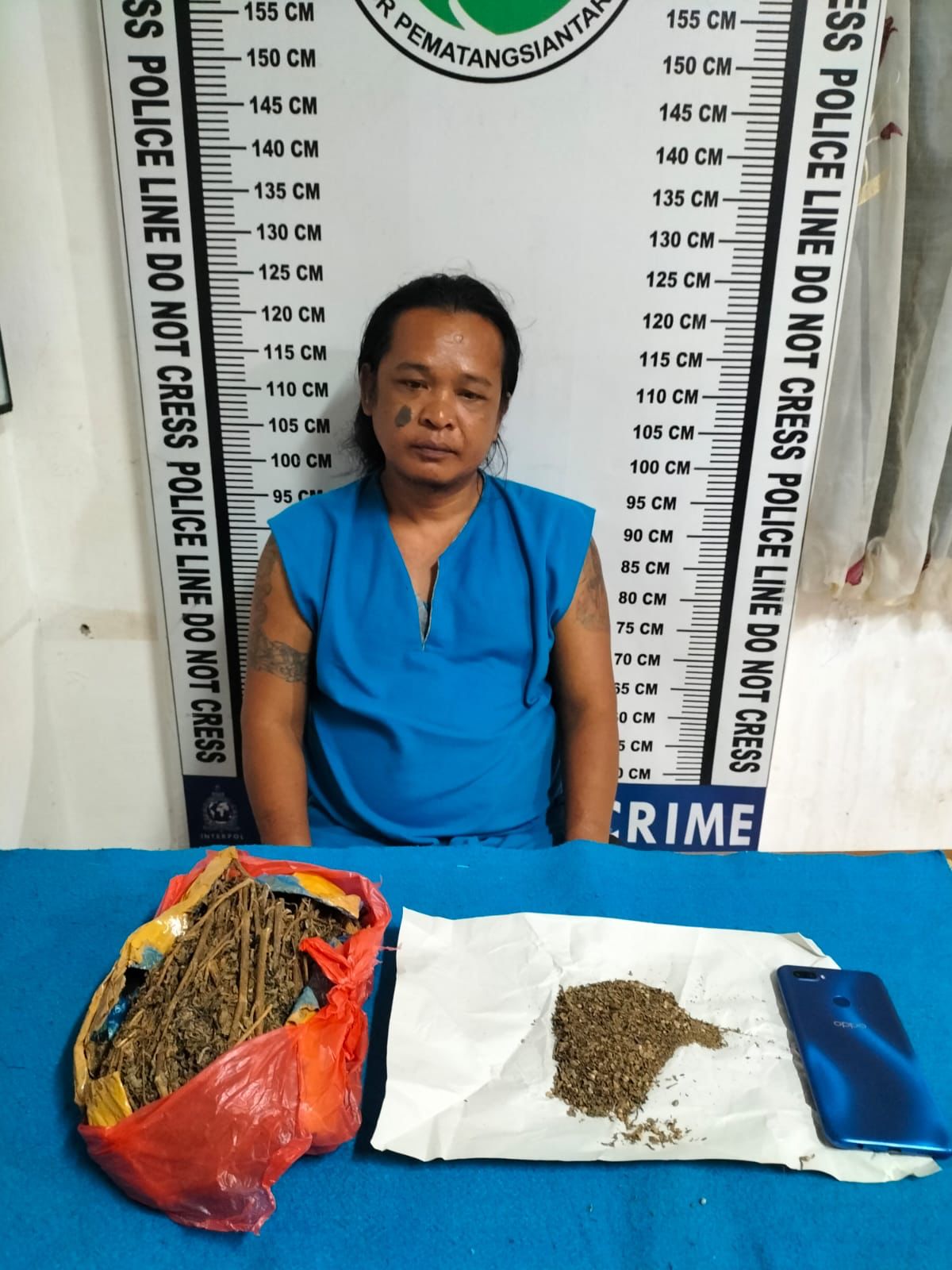 Polisi Sita 1 Plastik Ganja Dari Bandar Ketengan Jalan D.I Panjaitan Siantar 