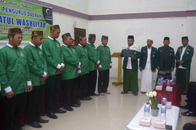 Pengurus Daerah Al-Washliyah Humbahas dan Samosir Dilantik