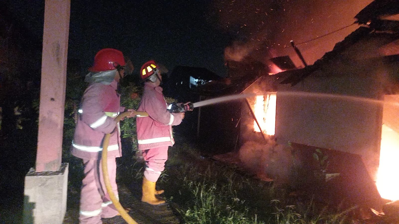 Rumah Ketua PP Simalungun Nyaris Hangus Terbakar