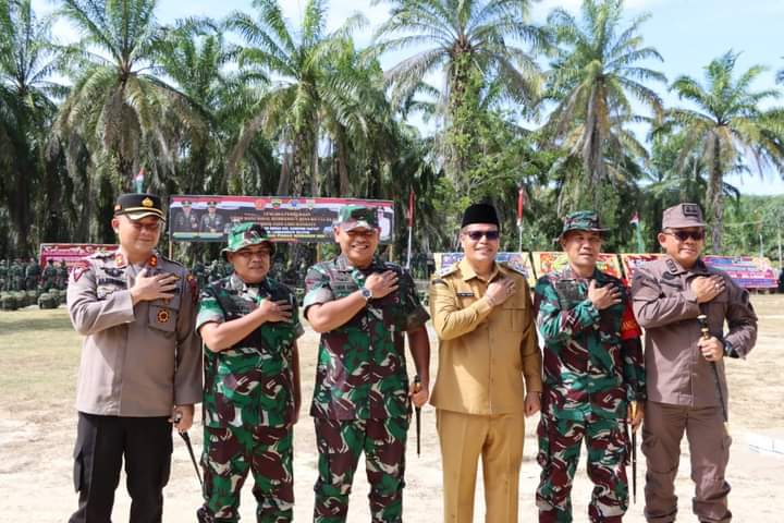 Kapolres Labuhanbatu Hadiri Pembukaan TMMD Ke- 114