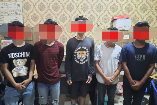 Polrestabes Medan Amankan 8 Anggota Geng Motor, 2 Celurit Disita