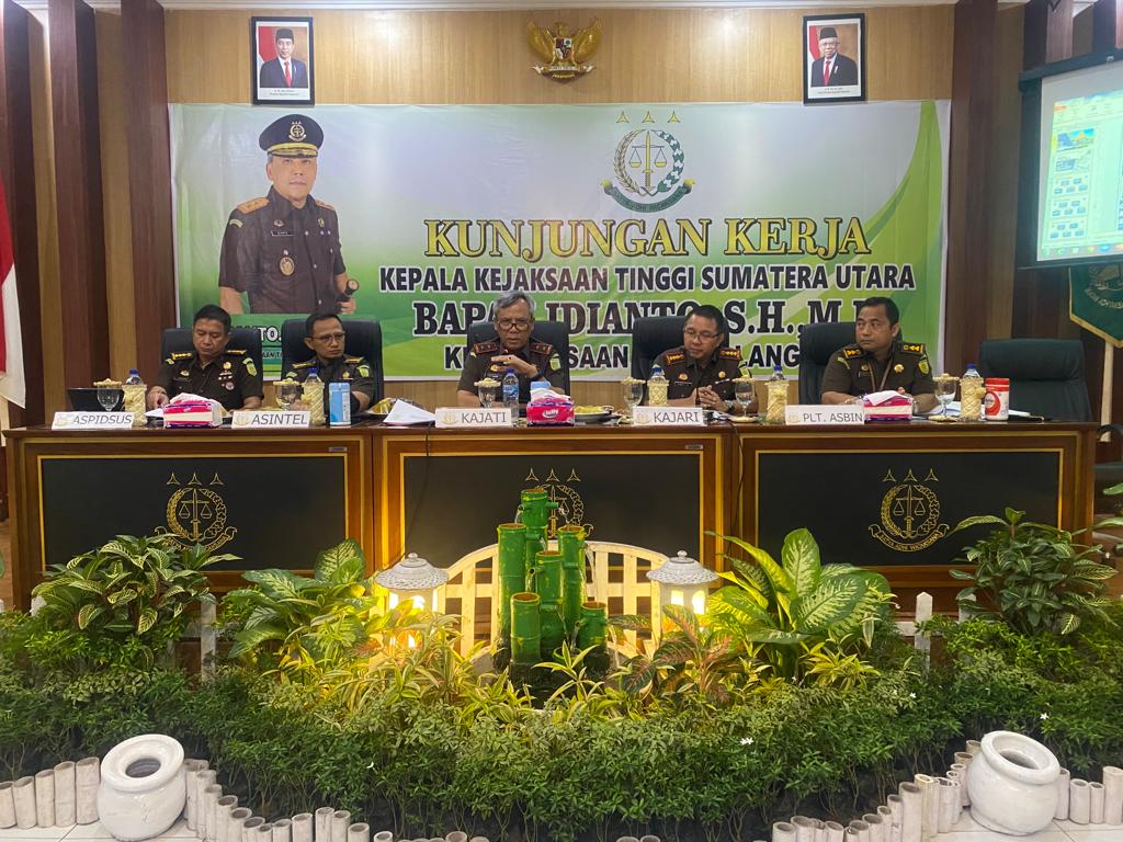 Kajati Sumut Dukung Kejari Langkat Naik Kelas