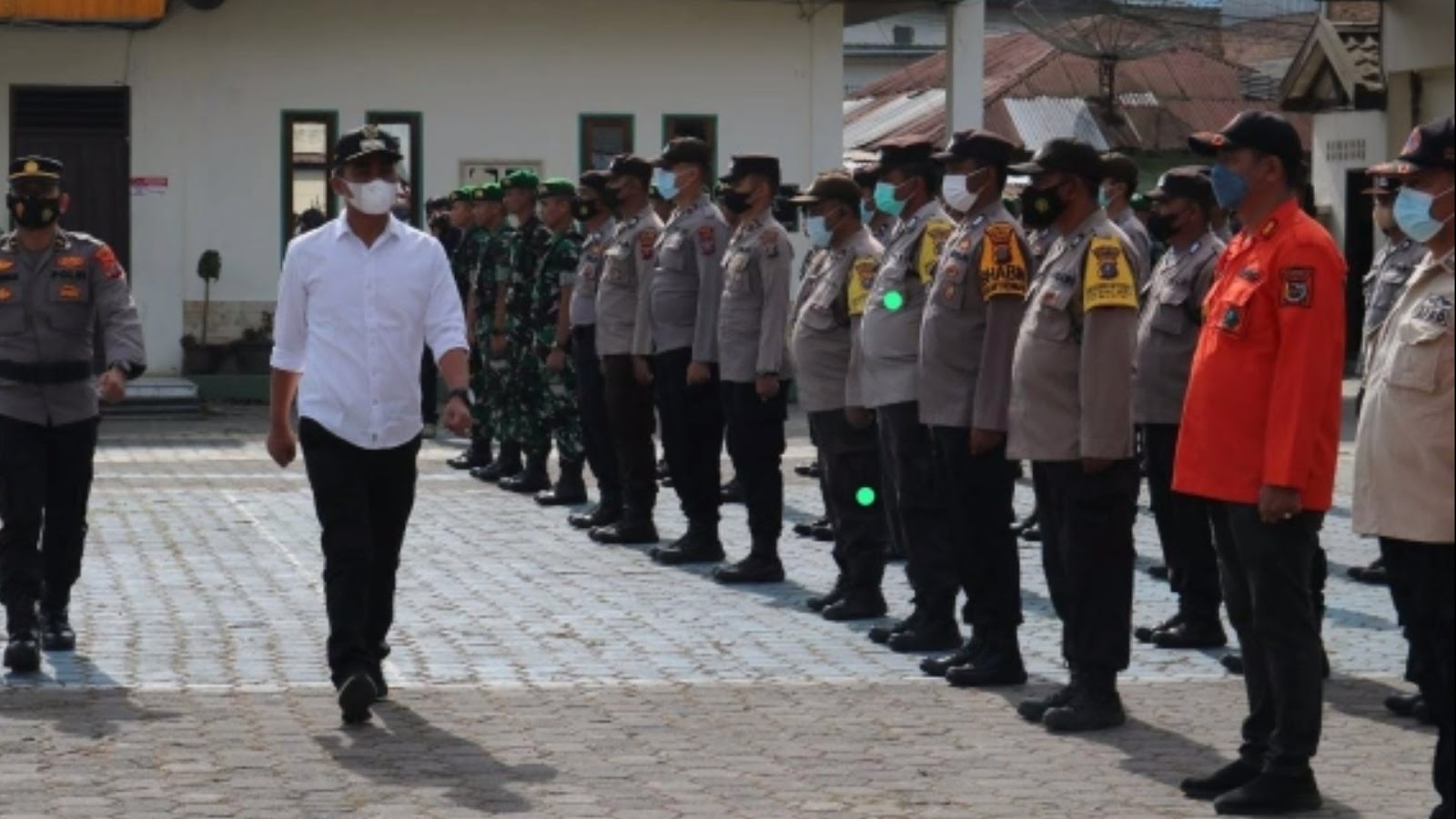 Wakil Bupati Tanah Karo Bersama Forkopimda Apel Bersama Dalam Rangka Kesiapan Karhutla