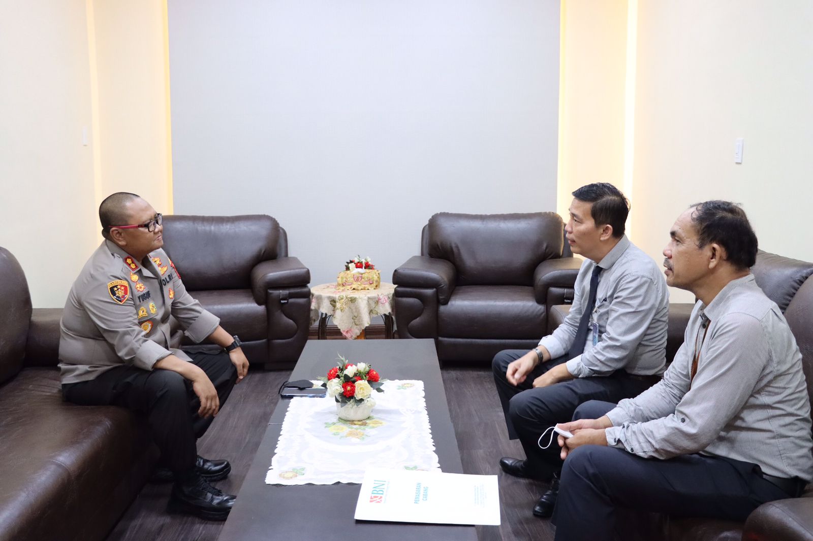 Kapolres Tanjungbalai Terima Kunjungan Bank BNI Cabang Kota Tanjungbalai