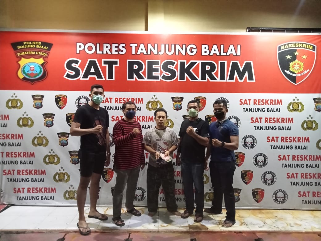 Satreskrim Polres Tanjungbalai Tangkap Jurtul Togel  